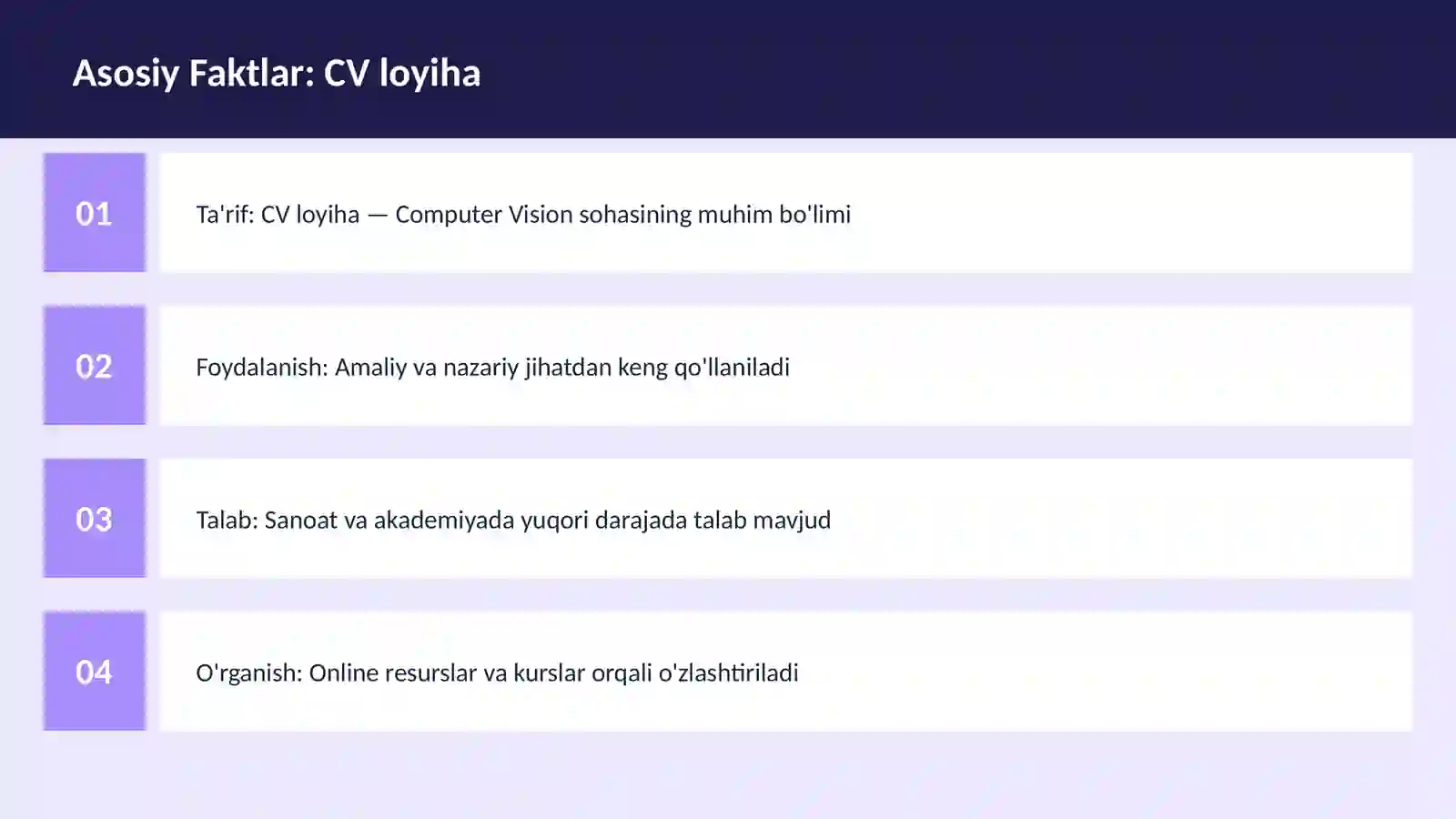 CV loyiha 3