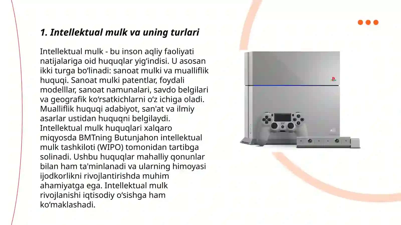 Intellektual mulk va uning turlari 3