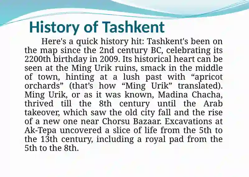 TASHKENT IS MY NATIVE TOWN 3