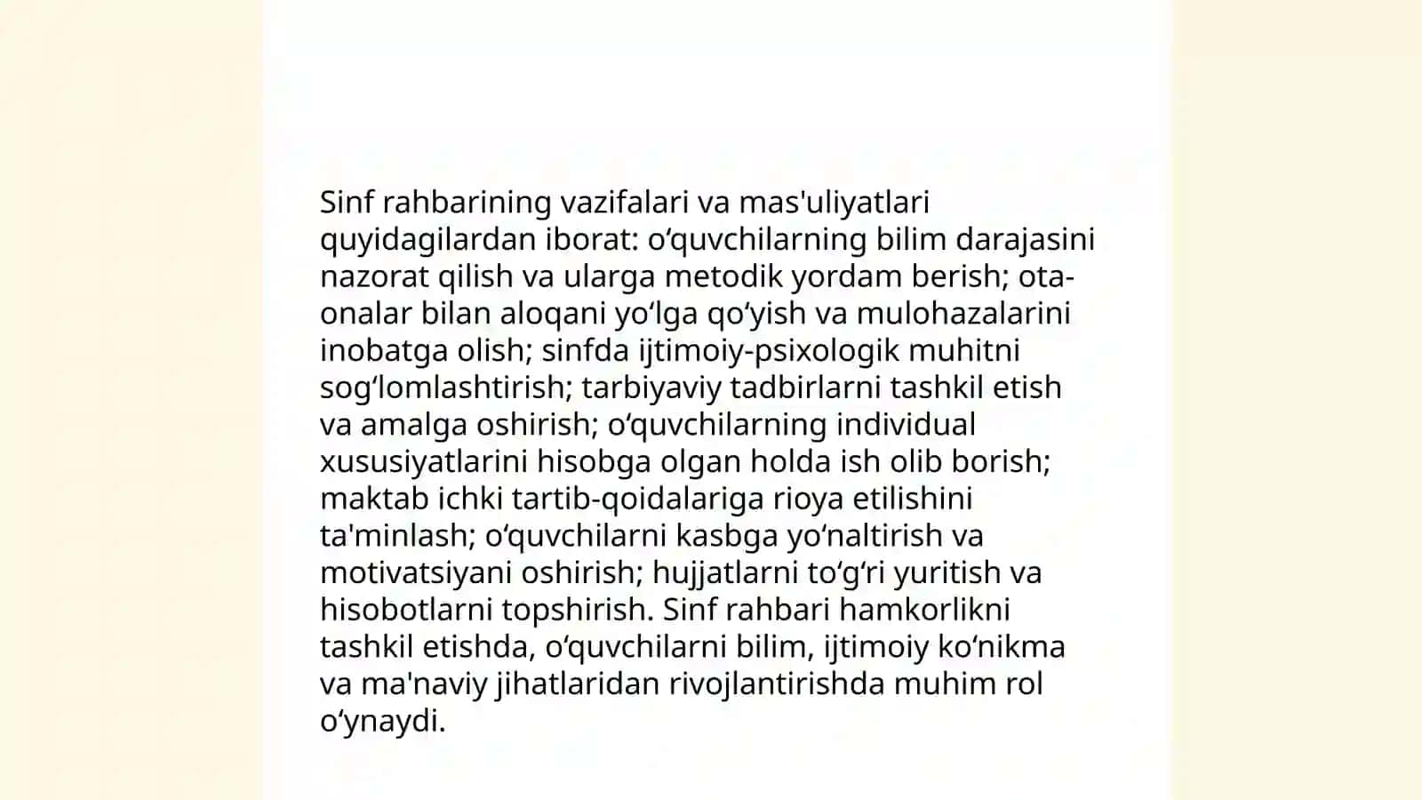 Sinf tarbiyaviy soatlari haqida umumiy tushuncha 3