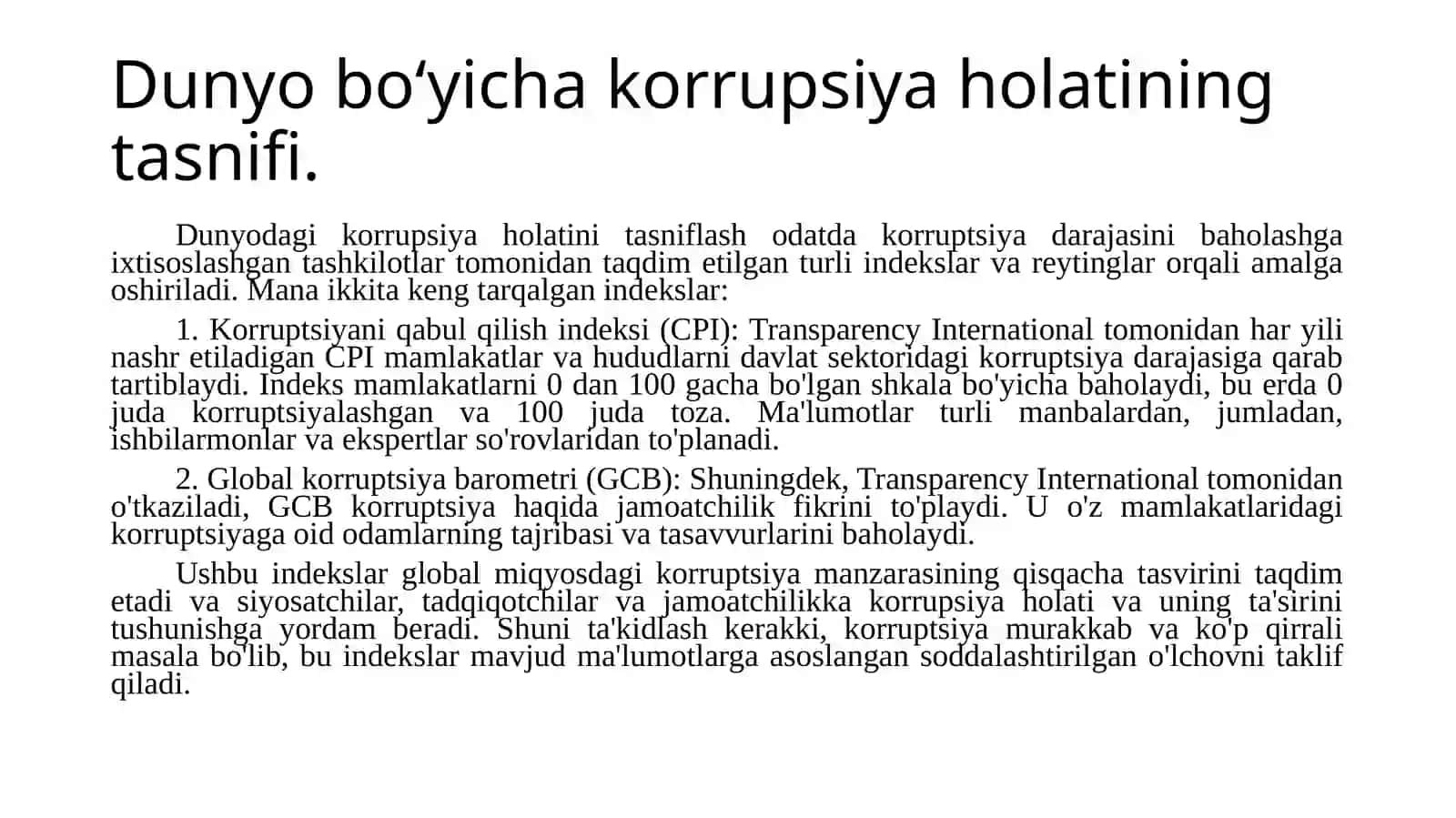 Korrupsiyaning mohiyati, oqibatlari va unga qarshi kurash mexanizmlari 3