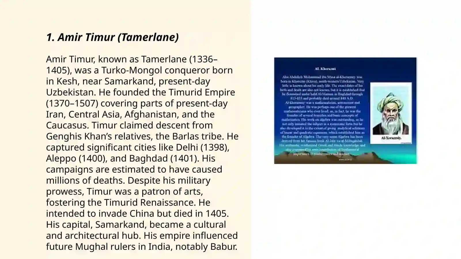 Amir Timur (Tamerlane) 3