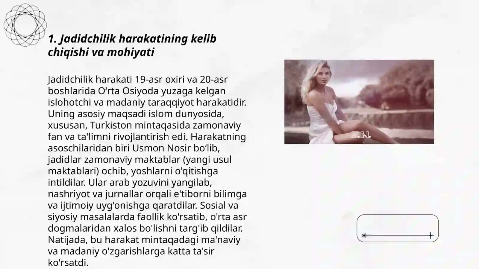 Jadid ma'rifatparvarlarining o'lka ijtimoiy-ma'naviy hayotida tutgan o'rni (Munavvar Qori, Fitrat, Behbudiy, Avloniy va boshqa) 3