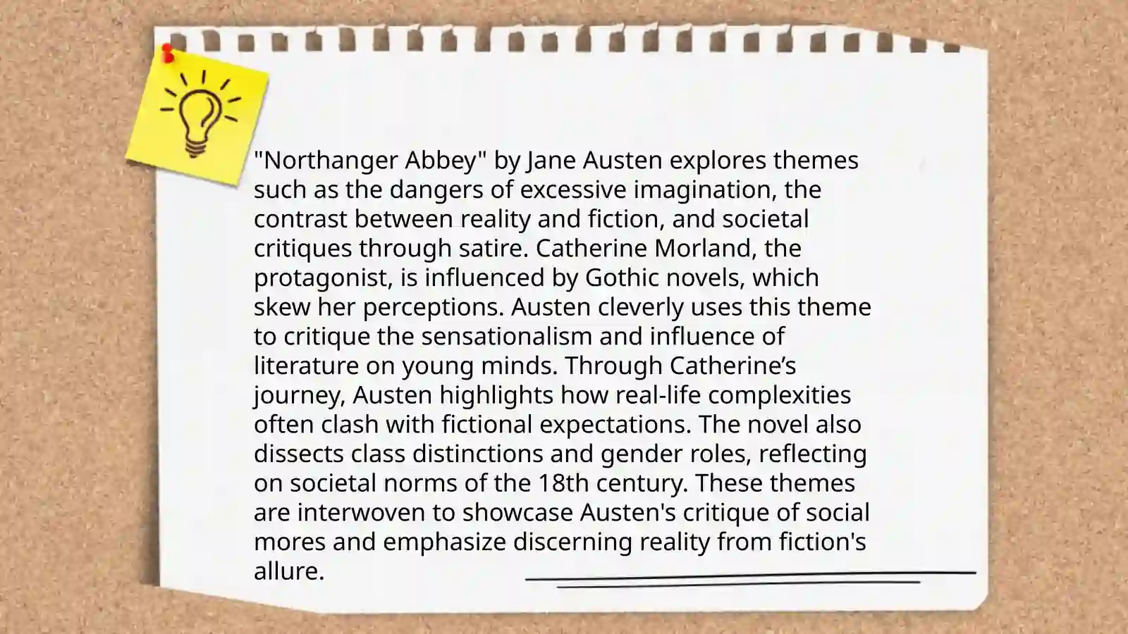 Theme and Characterization in "Northanger Abbey" 3