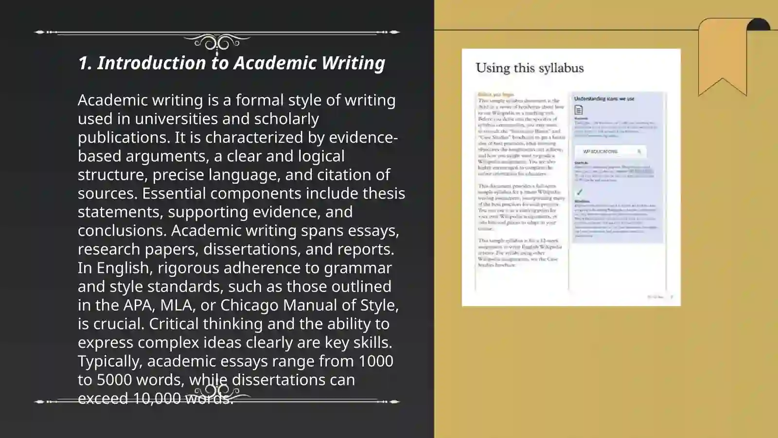 Academic Writing Course 3