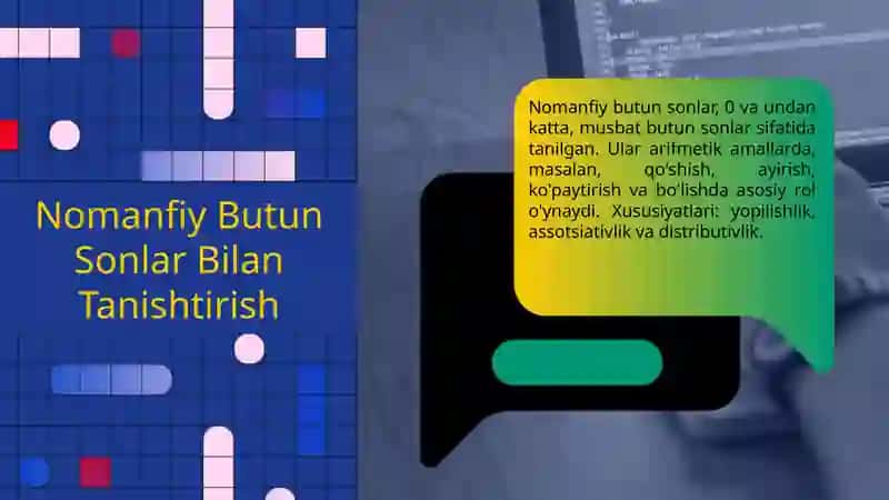 Nomanfiy butun sonlar ustida arifmetik amallar bajarishning ogzaki usullari 3