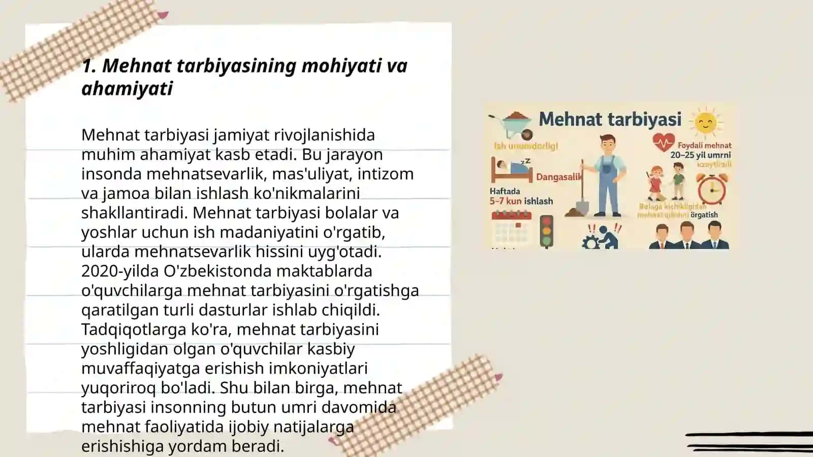 Mehnat tarbiyasi 3