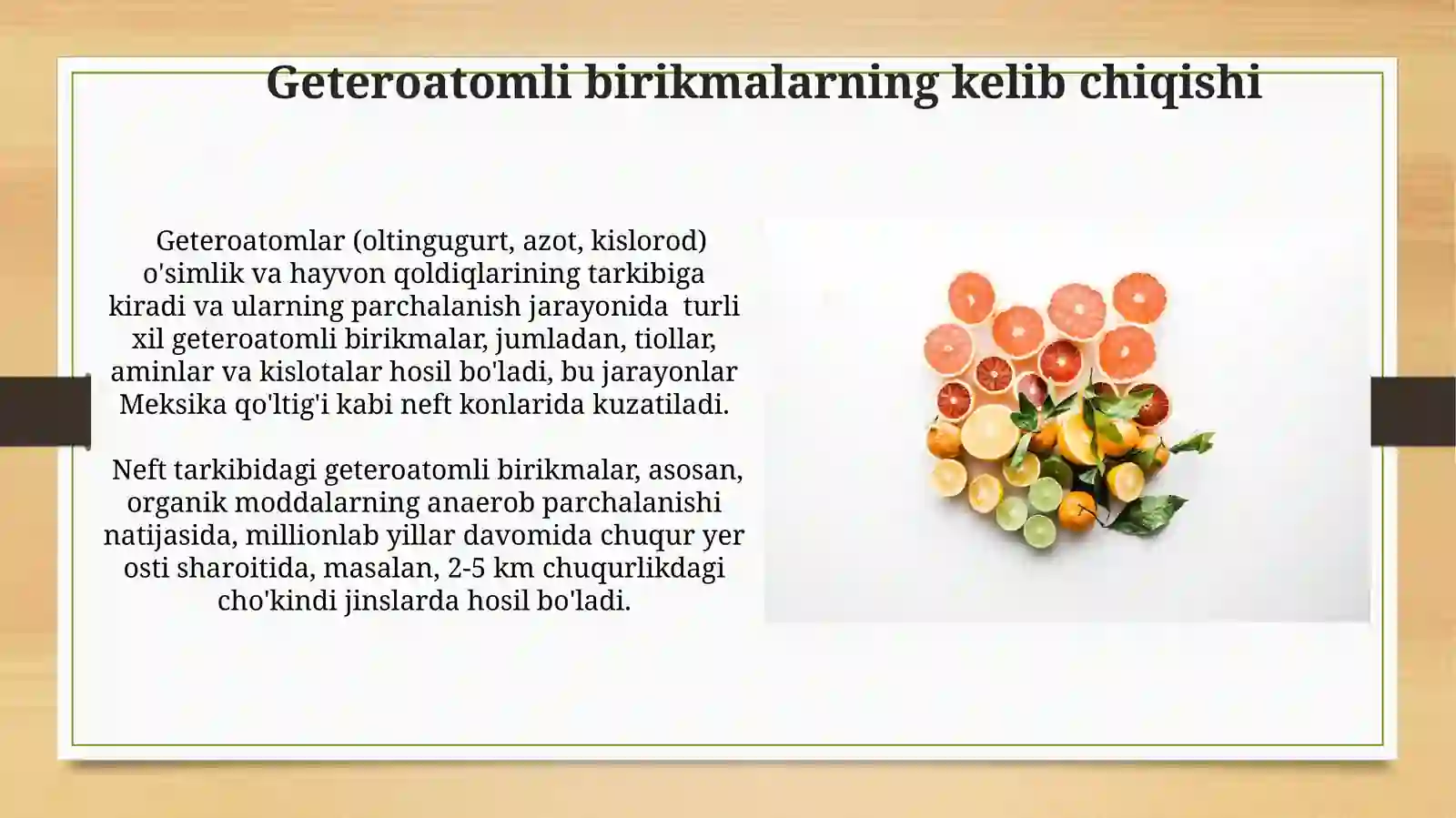 Neft tarkibidagi geteroatomli birikmalar 3