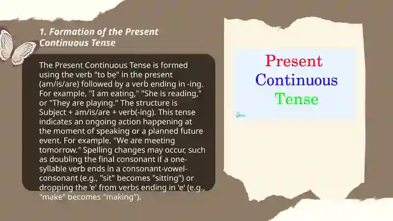 Present continous 3