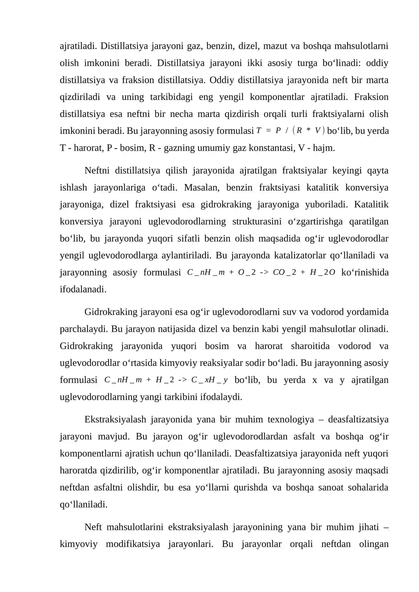 Neft mahsulotlarini ekstraksiyalash 3