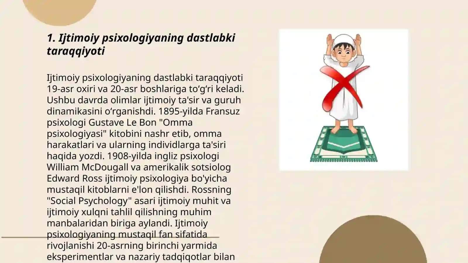 Ijtimoiy psixologiyaning shakllanish tarixi 3