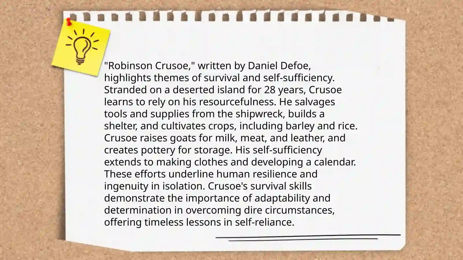Dofe "Robinson Caruso" 3