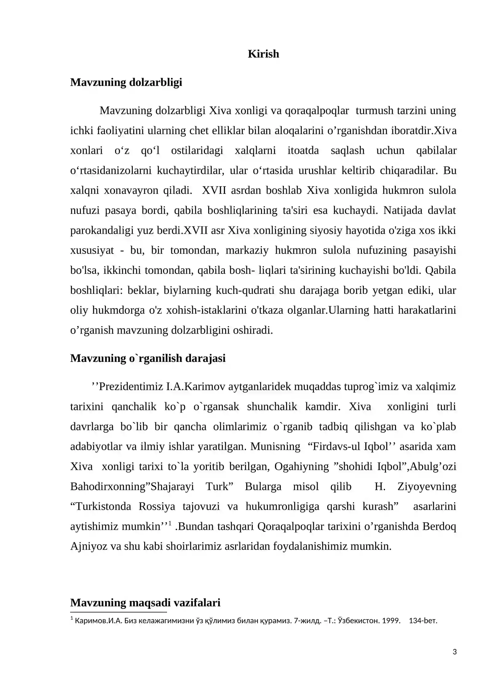 Xiva xonligi va qoraqalpoqlar munosabatlari 3