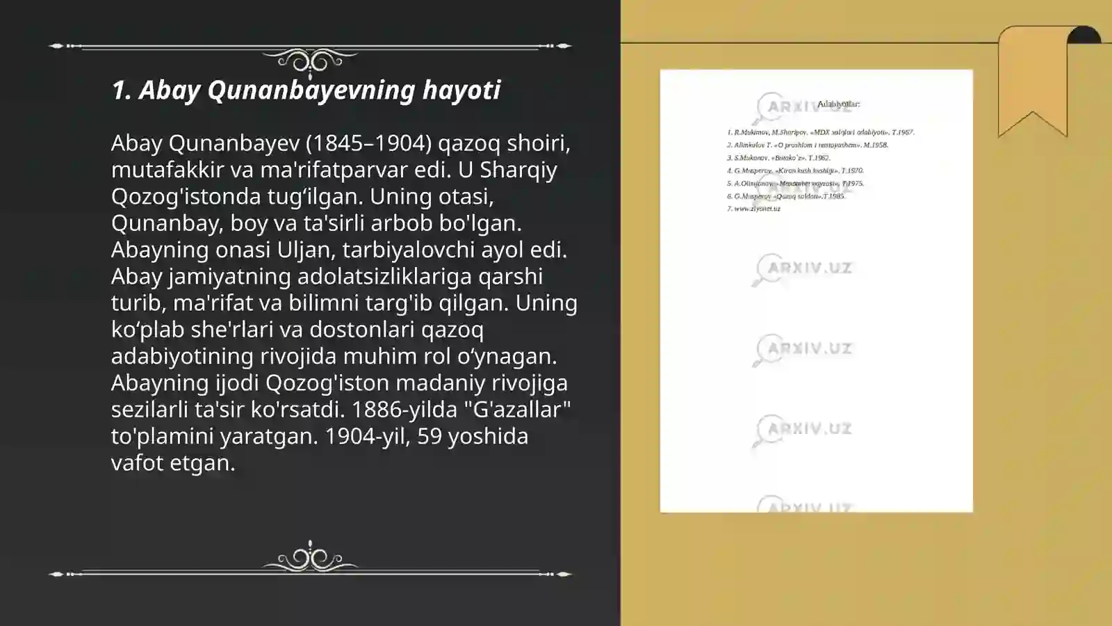 Abay romani haqida 3