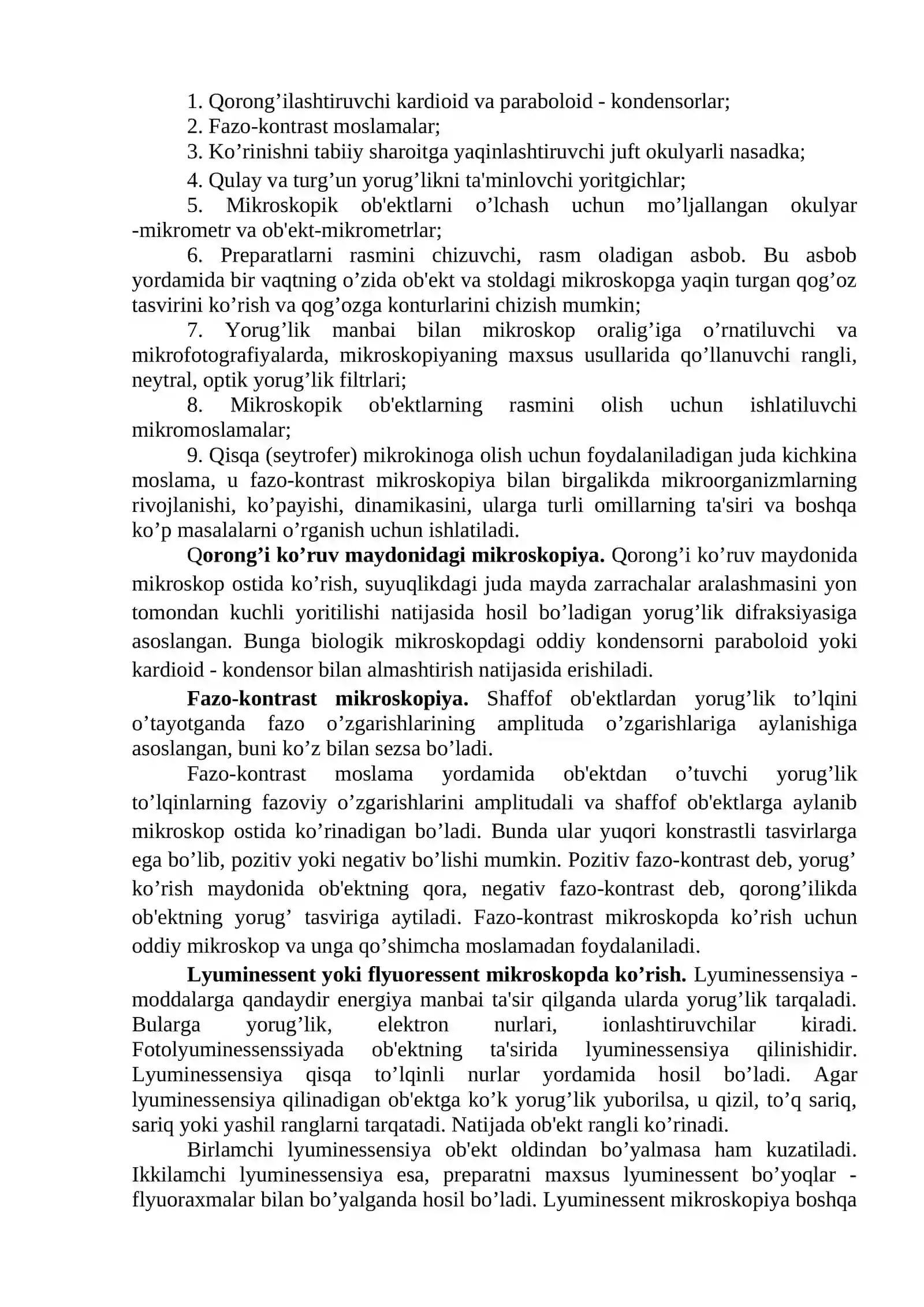 MIKROSKOP VA UNING TUZILISHI 3