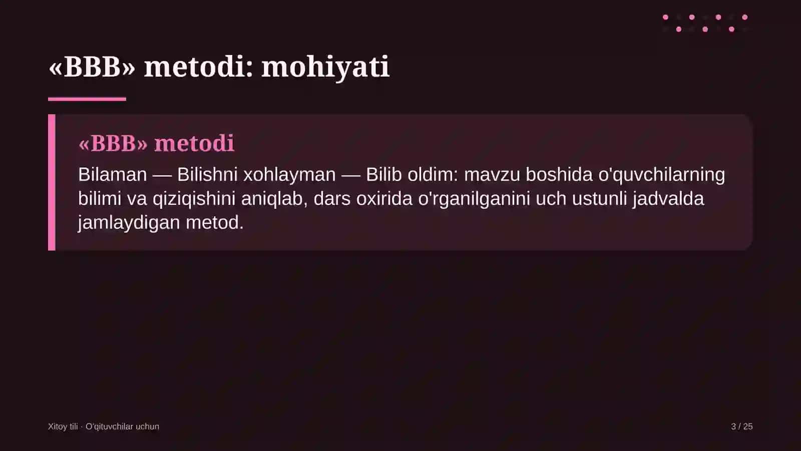xitoy tili darslarida bbb metodidan foydalanish 4710 3