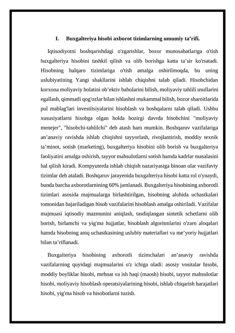 Buxgalteriya hisobida qo’llaniladigan axborotlashgan tizim (Xero misolida) 3