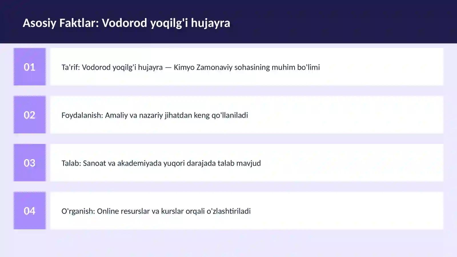 Vodorod yoqilg'i hujayra 3
