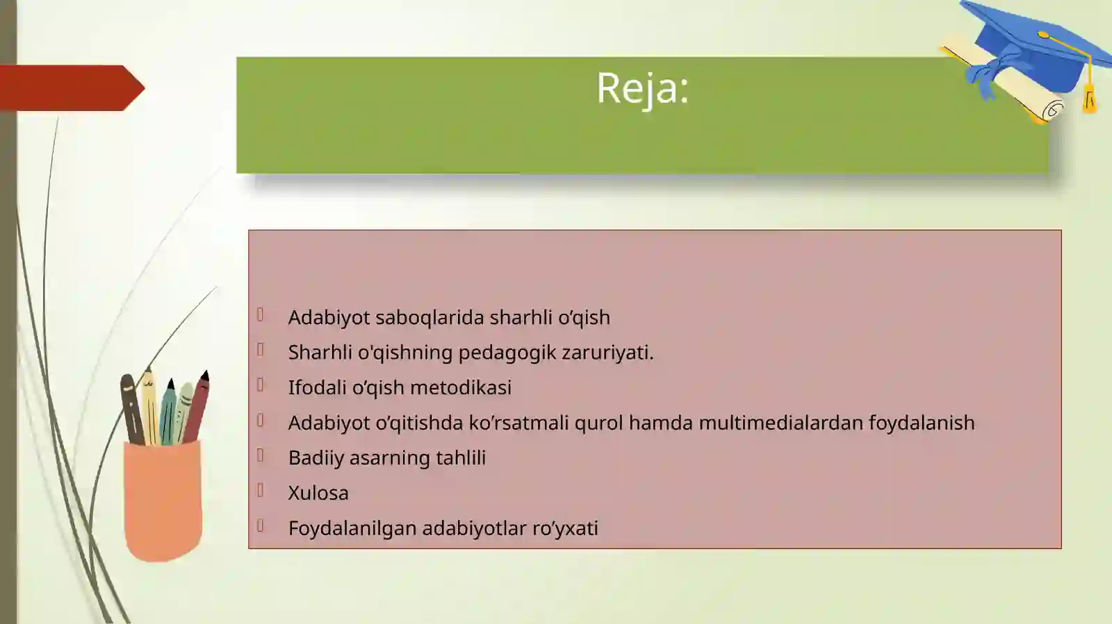 ADABIYOT SABOQLARIDA SHARHLI O’QISH 3