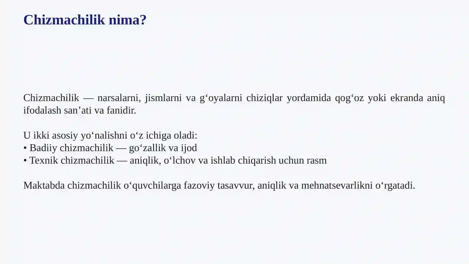 CHIZMACHILIK 3