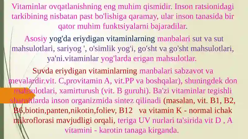 S vitamini 3