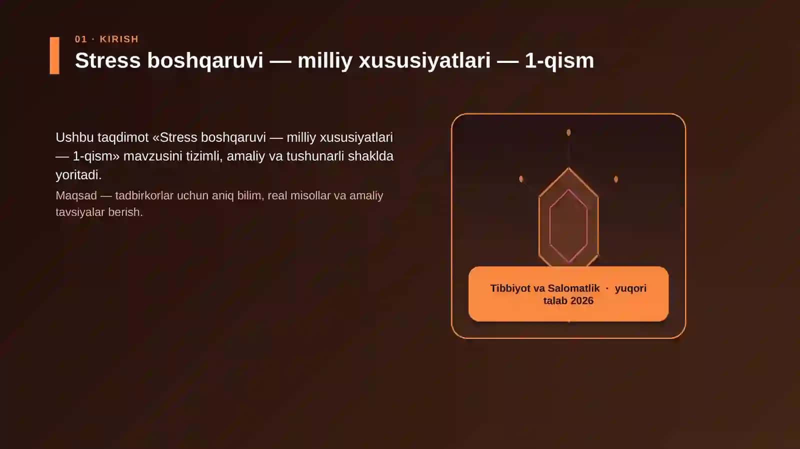 Stress boshqaruvi — milliy xususiyatlari — 1-qism 3