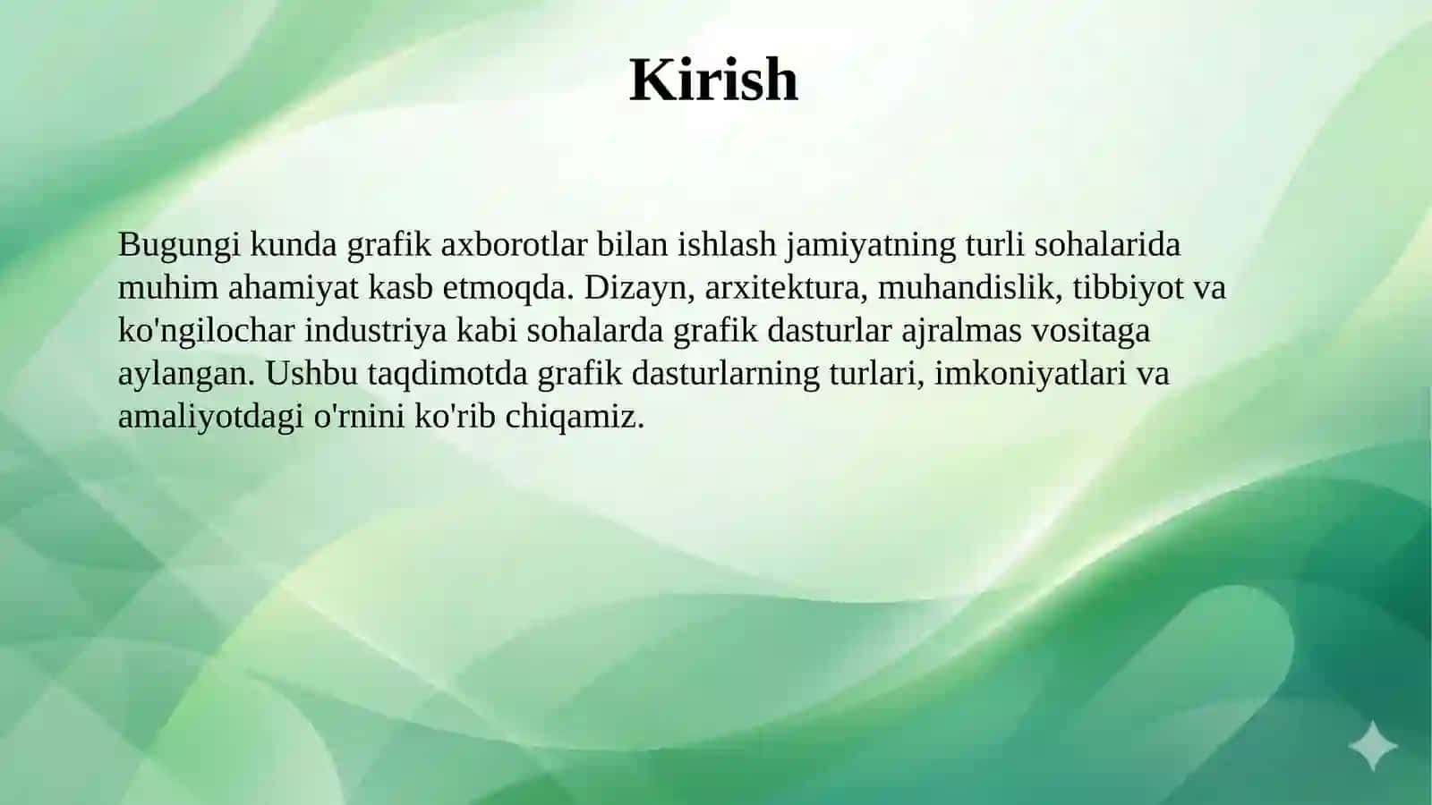 Kampyuterda grafik axborotlar bilan ishlovchi dasturlar 3