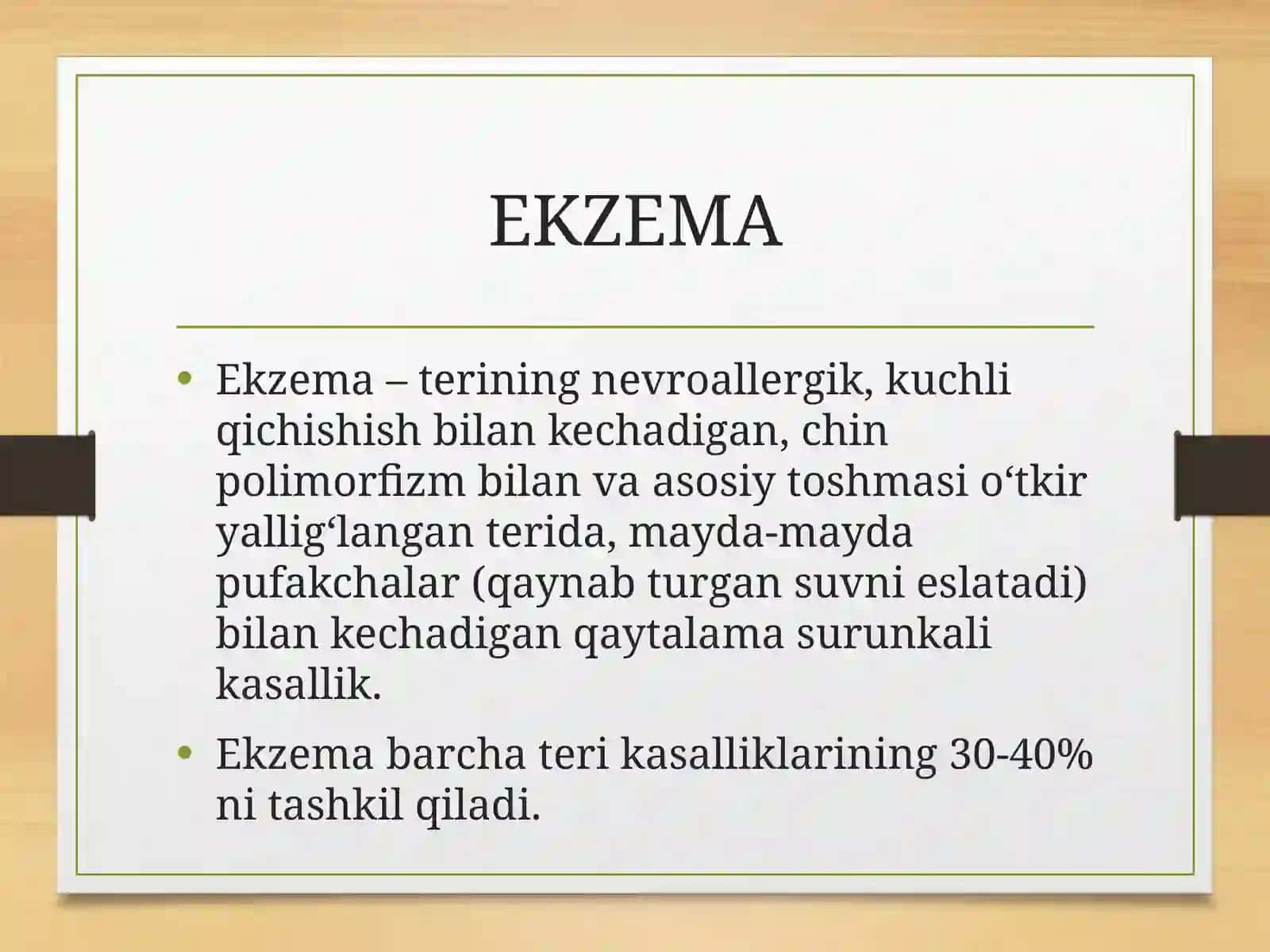 EKZEMA VA NEYRODERMATIT 3