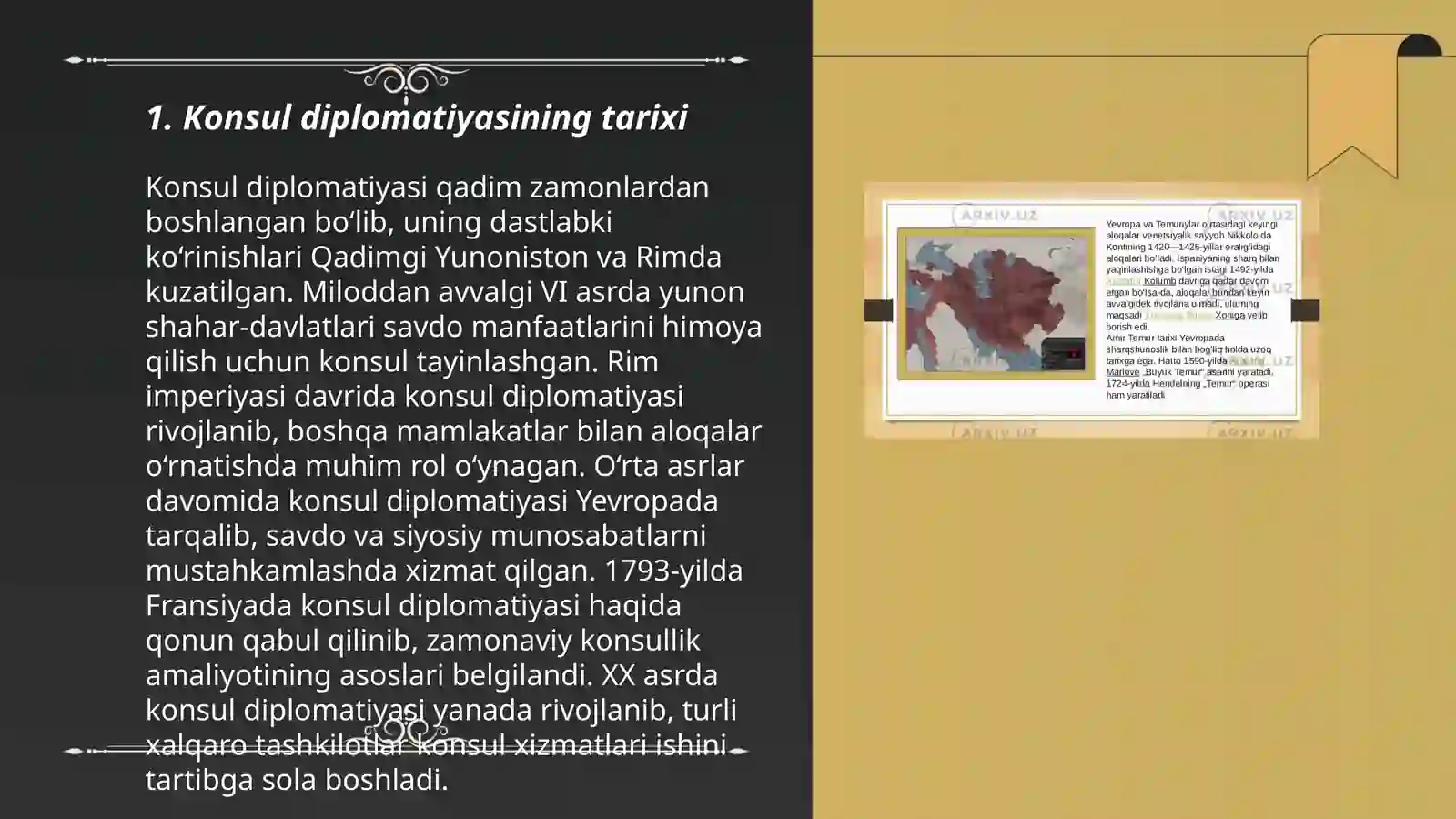 Konsul diplomatiyasi 3