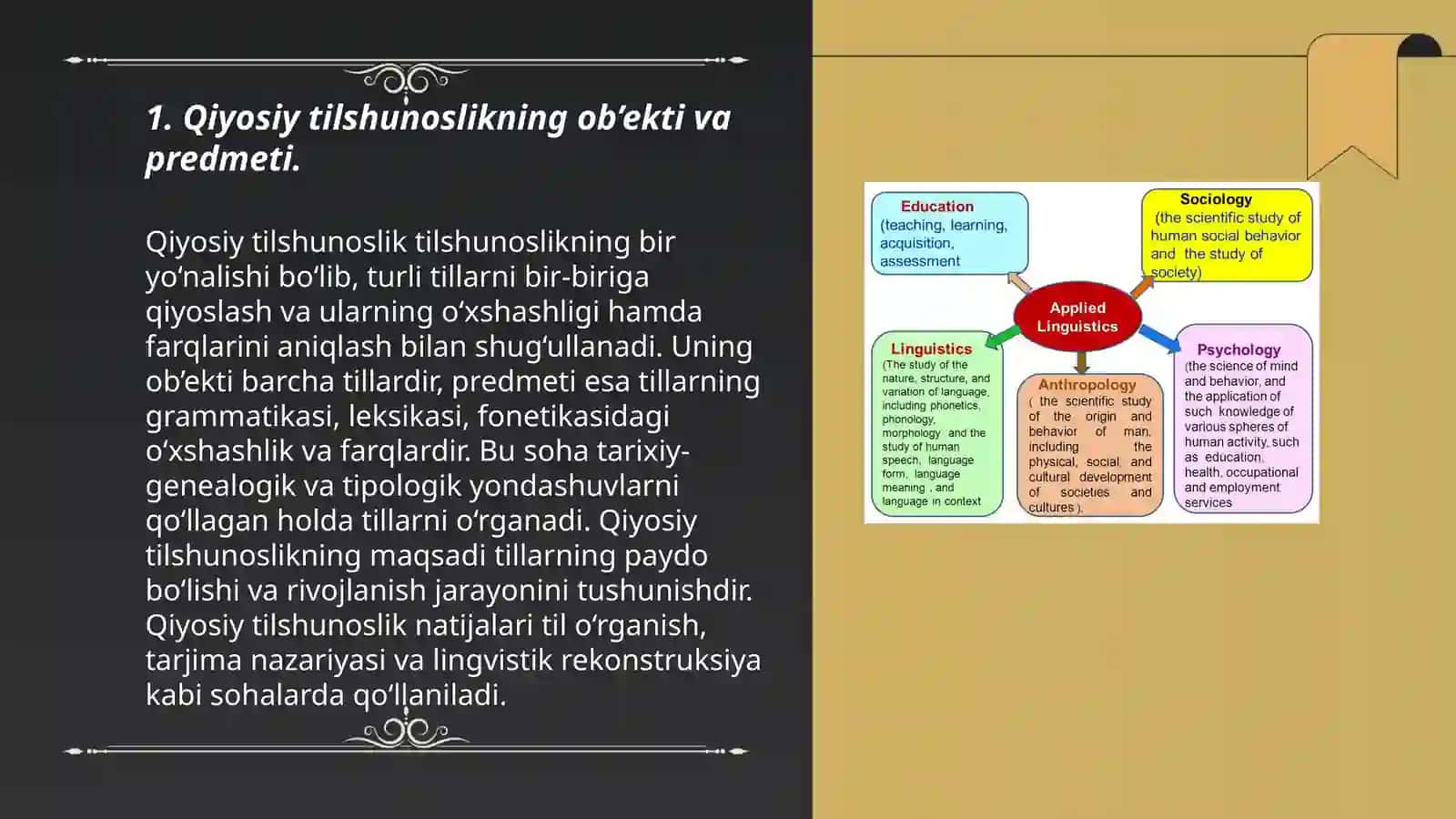Qiyosiy tilshunoslik va tarjima lingvistikasi 3
