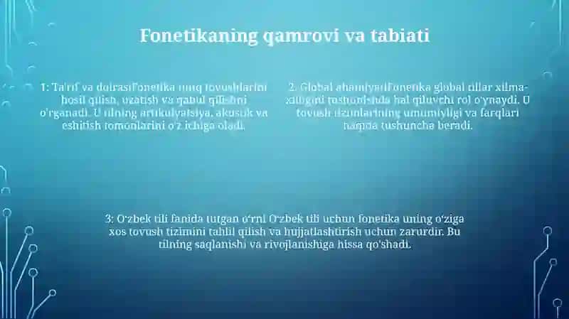 Fonetika Va Fonologiyaning Jahon Va O'Zbek Tili Miqyosida O'Rganilishi Mehrinoz 3