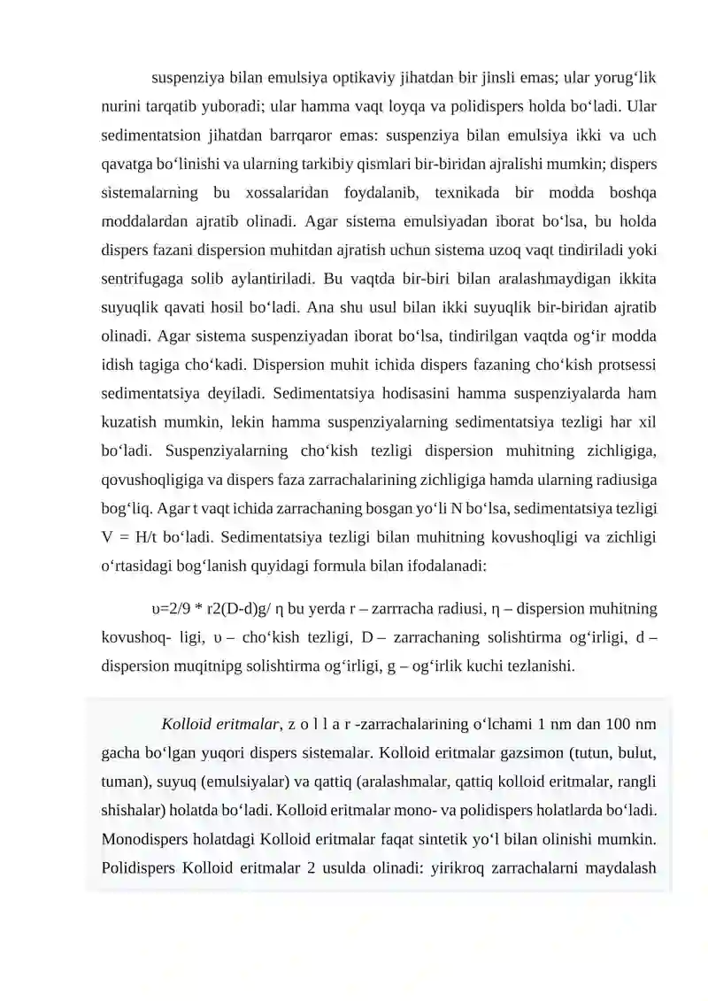 DISPERS SISTEMALAR 3