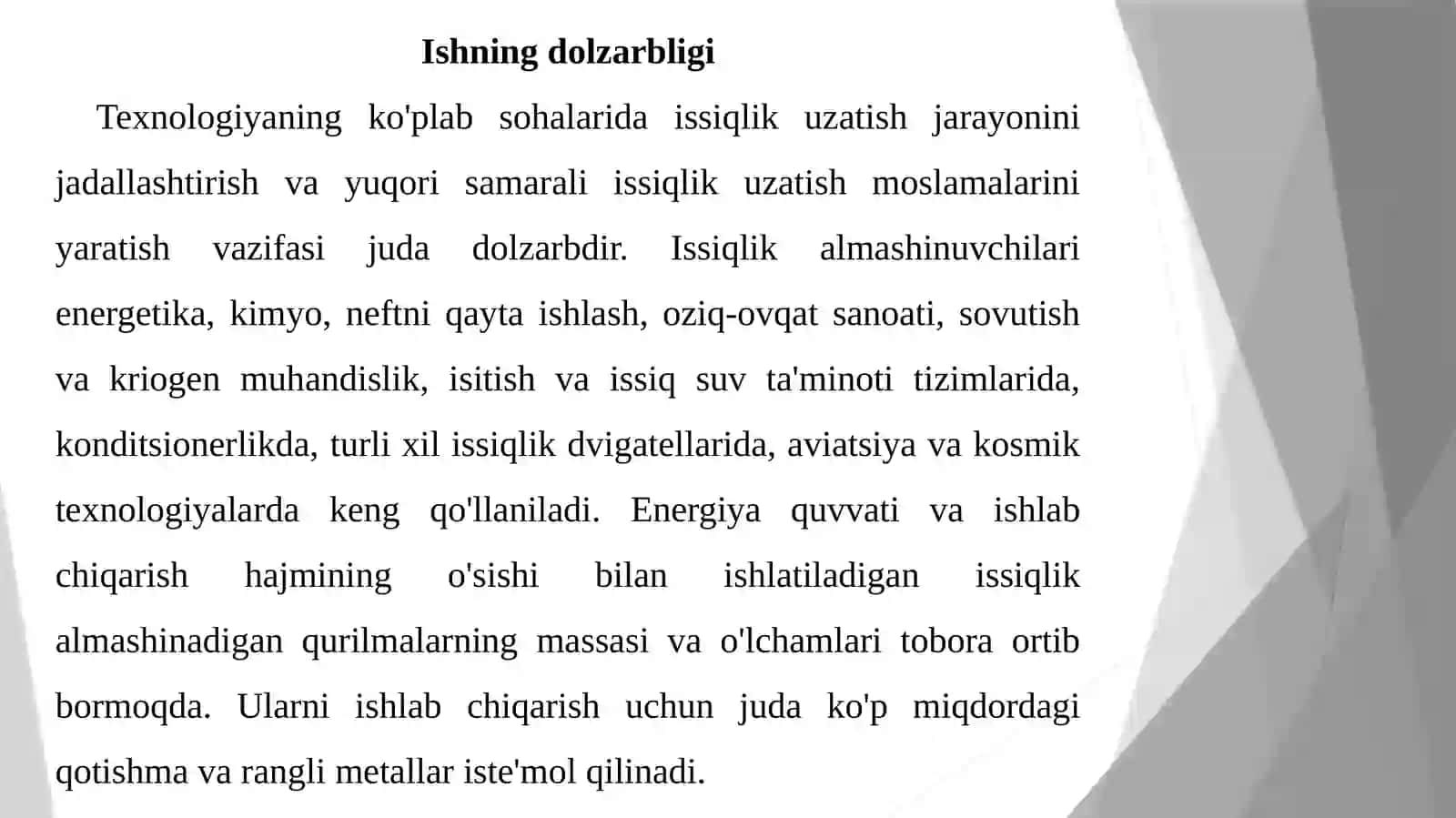 2-GMZ DAGI OHAKTOSH KUYDIRISH PECHLARI CHIQINDI GAZLARINING ISSIQLIGIDAN FOYDALANISH IMKONIYATLARINI TADQIQ QILISH 3