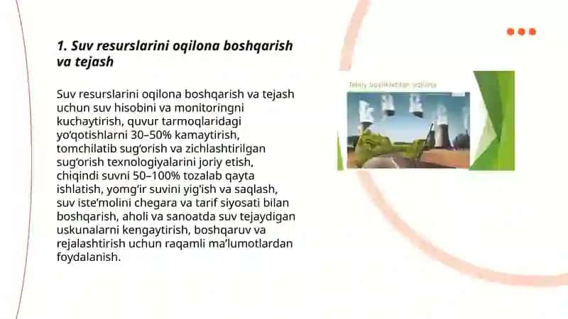 Tabiiy resurslardan oqilona foydalanish 3