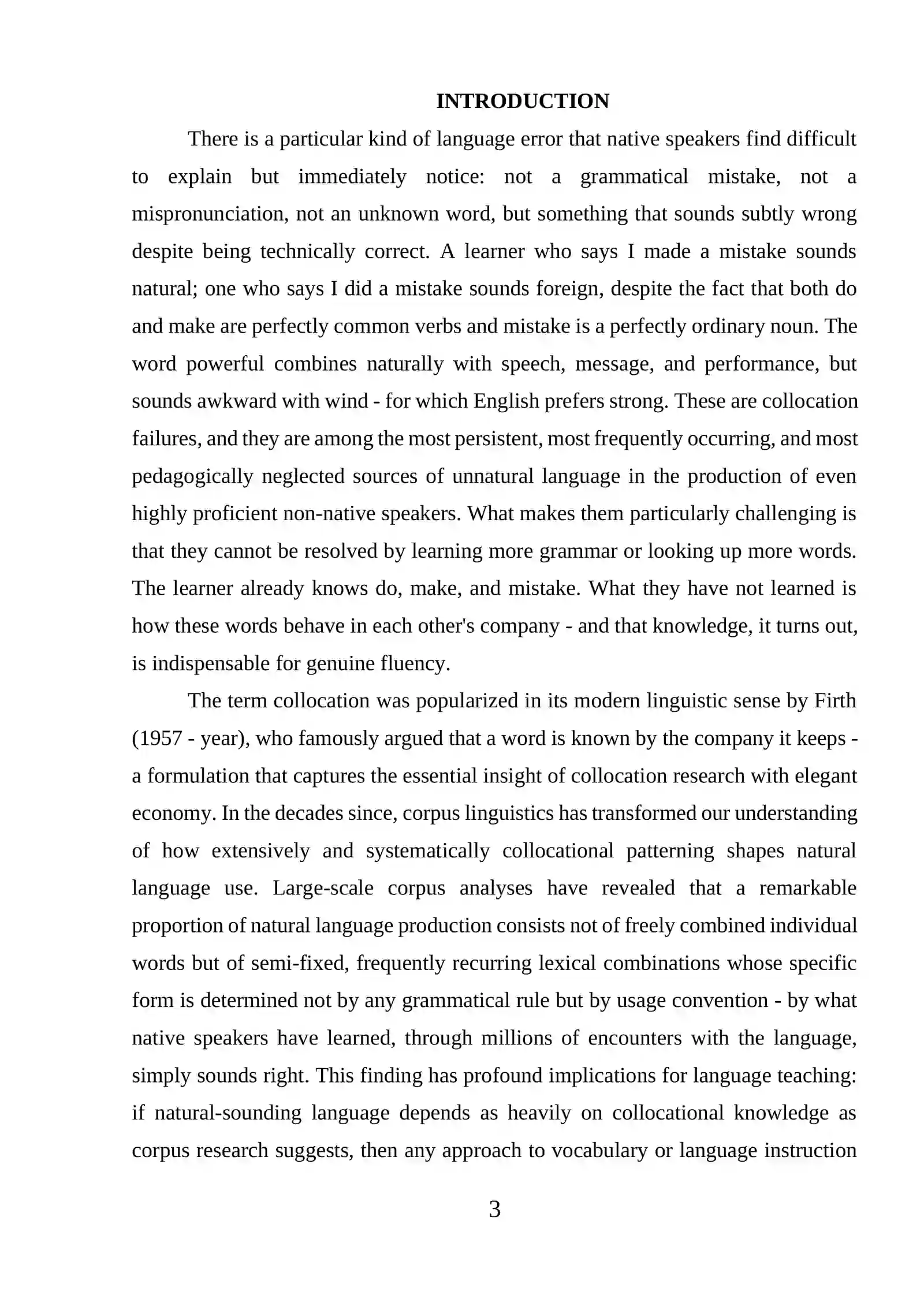 COURSE PAPER ON EFFECTIVE TECHNIQUES FOR TEACHING COLLACATIONS 3