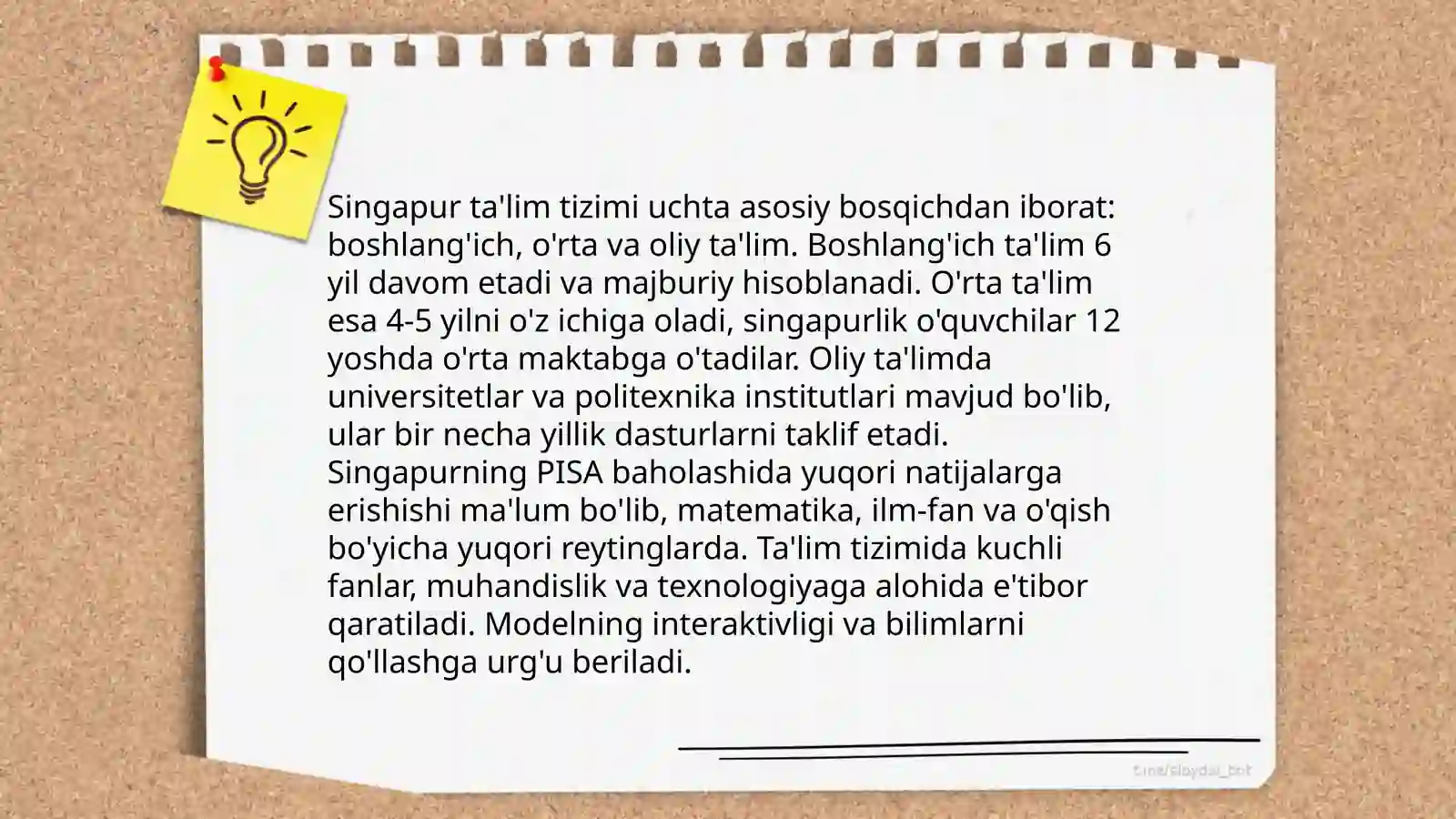 Singapur taʼlim tizimi 3
