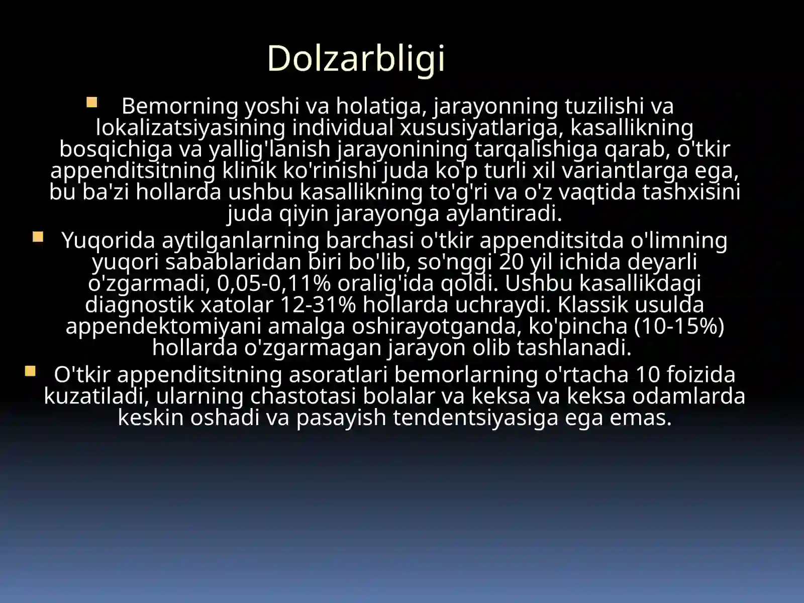 o'tkir appenditsit tipik shakli 3
