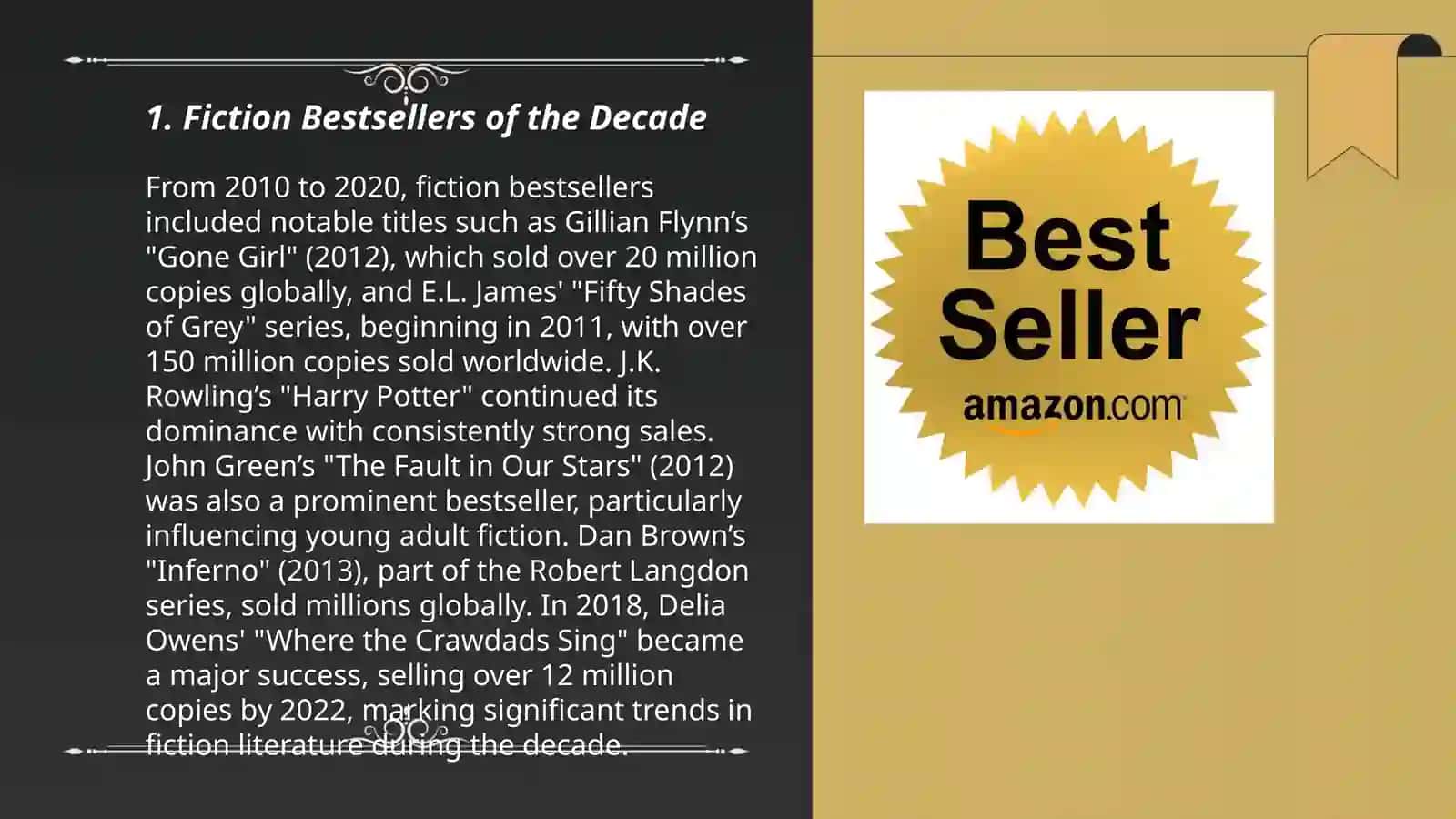 Fiction Bestsellers of the Decade 3