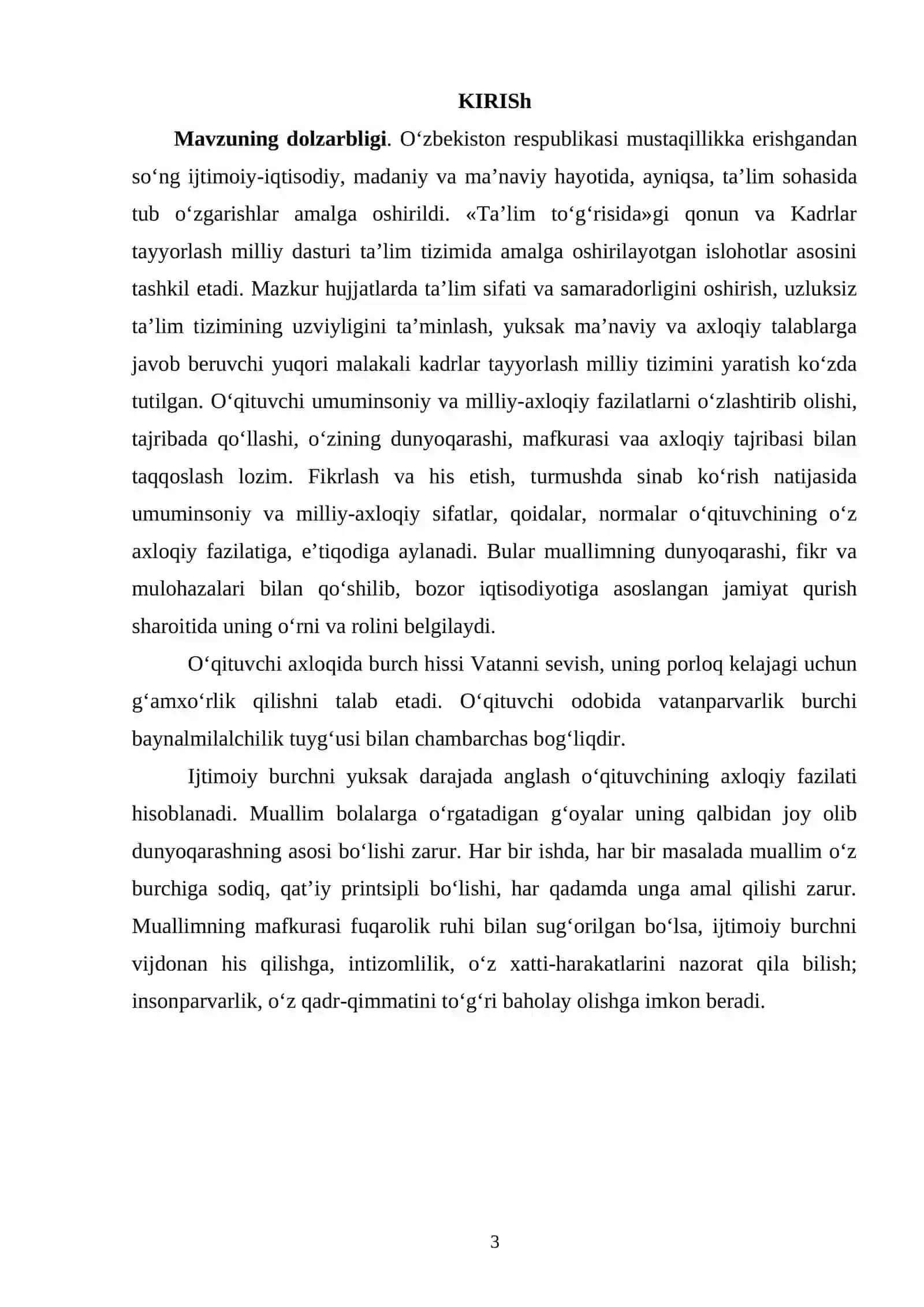 Zamonaviy sharoitda o‘qituvchining faoliyati ko‘nikmalarini shakllantirishdagi ustuvor omillar 3