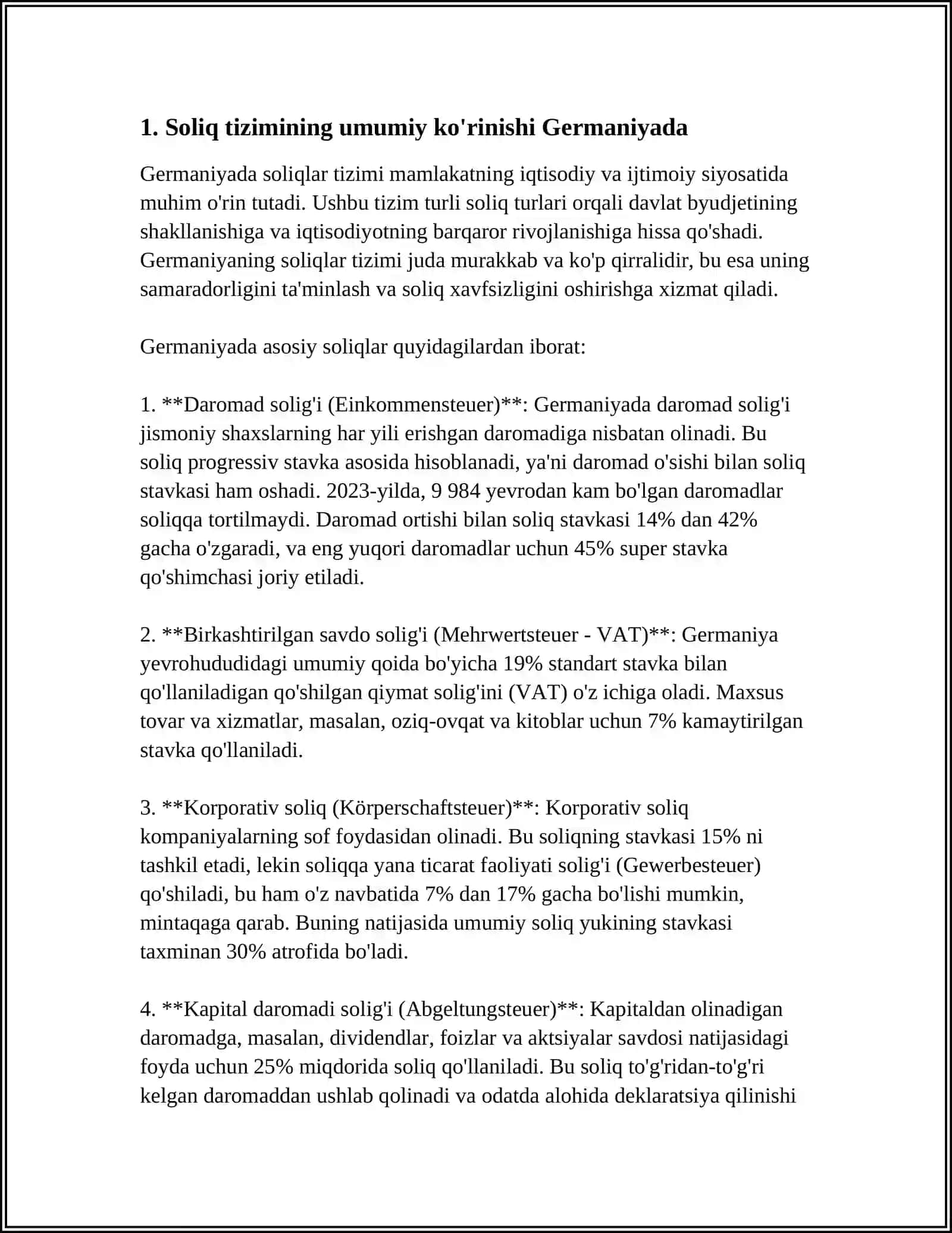 GERMANIYA SOLIQ TIZIMI 3