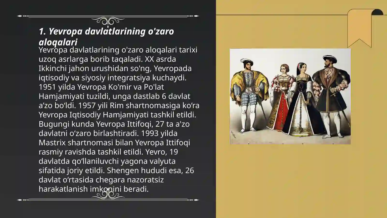 Yevropa davlatlarining o'zaro aloqalari 3