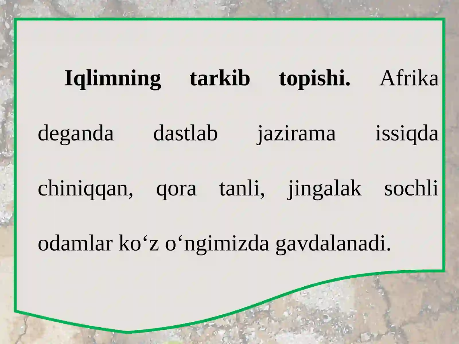 Materik iqlimining xususiyatlari 3