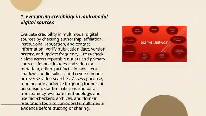 Digital literacy and multimodal sources 3