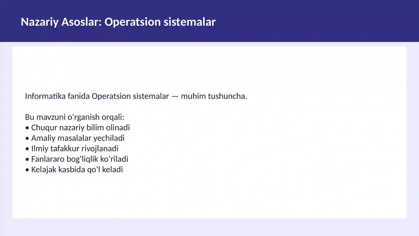 Kompyuter tarixi dars ishlanma 3