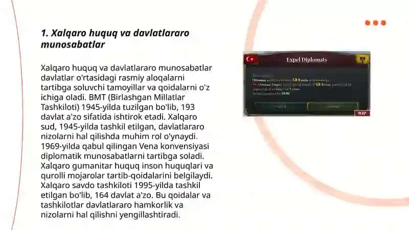 Xalqaro huquq tashqi siyosat diplomatiya 3