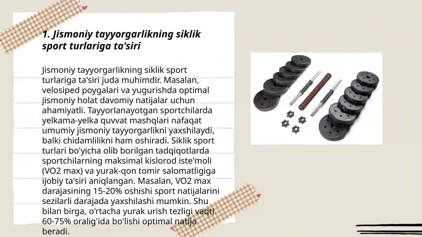 Siklik sport turlariga fiziologik tavsif 3