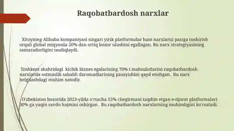 Elektron tijoratdagi movfaqiyat omillari 3