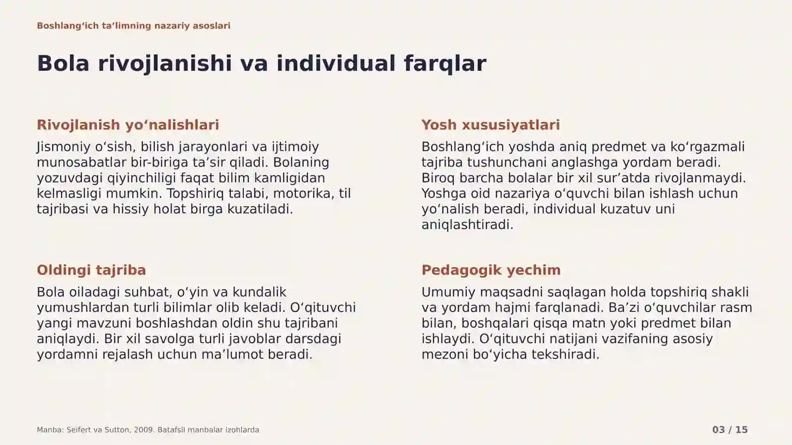 Boshlang‘ich ta’limning nazariy asoslari 3