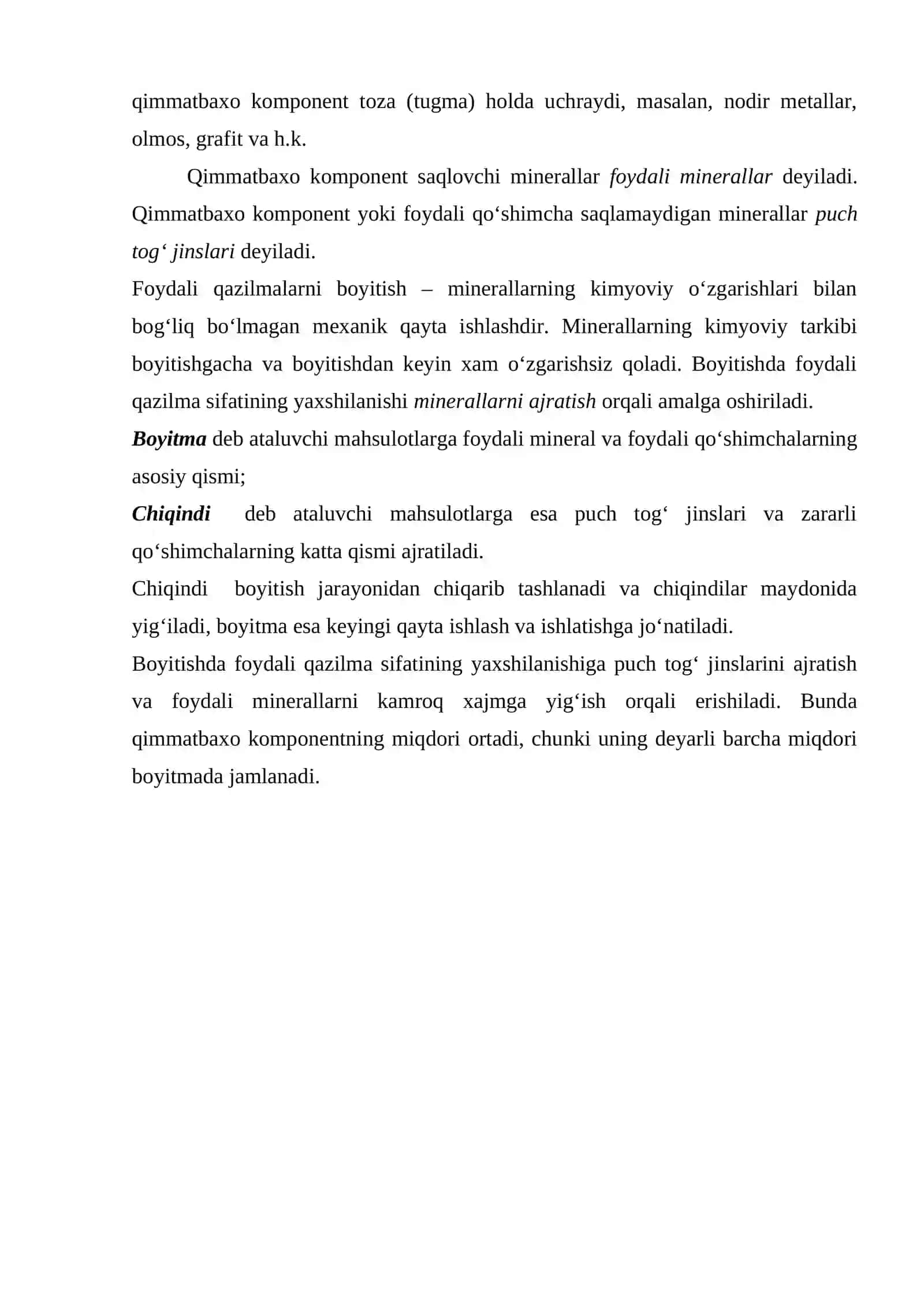 Yoshlik koni rudalarini boyitishda ruda tayyorlash bo’limi xaqida malumot 3