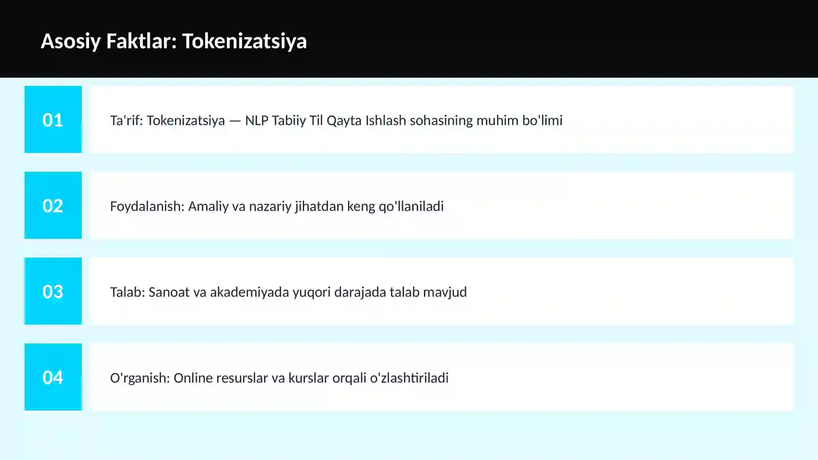 AI | NLP TABIIY TIL QAYTA ISHLASH 3